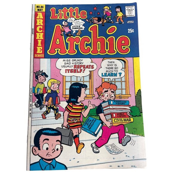 Archie Comics Little Archie #86 May 1974 Comic Little Sabrina Bagged & Boarded - Picture 1 of 6